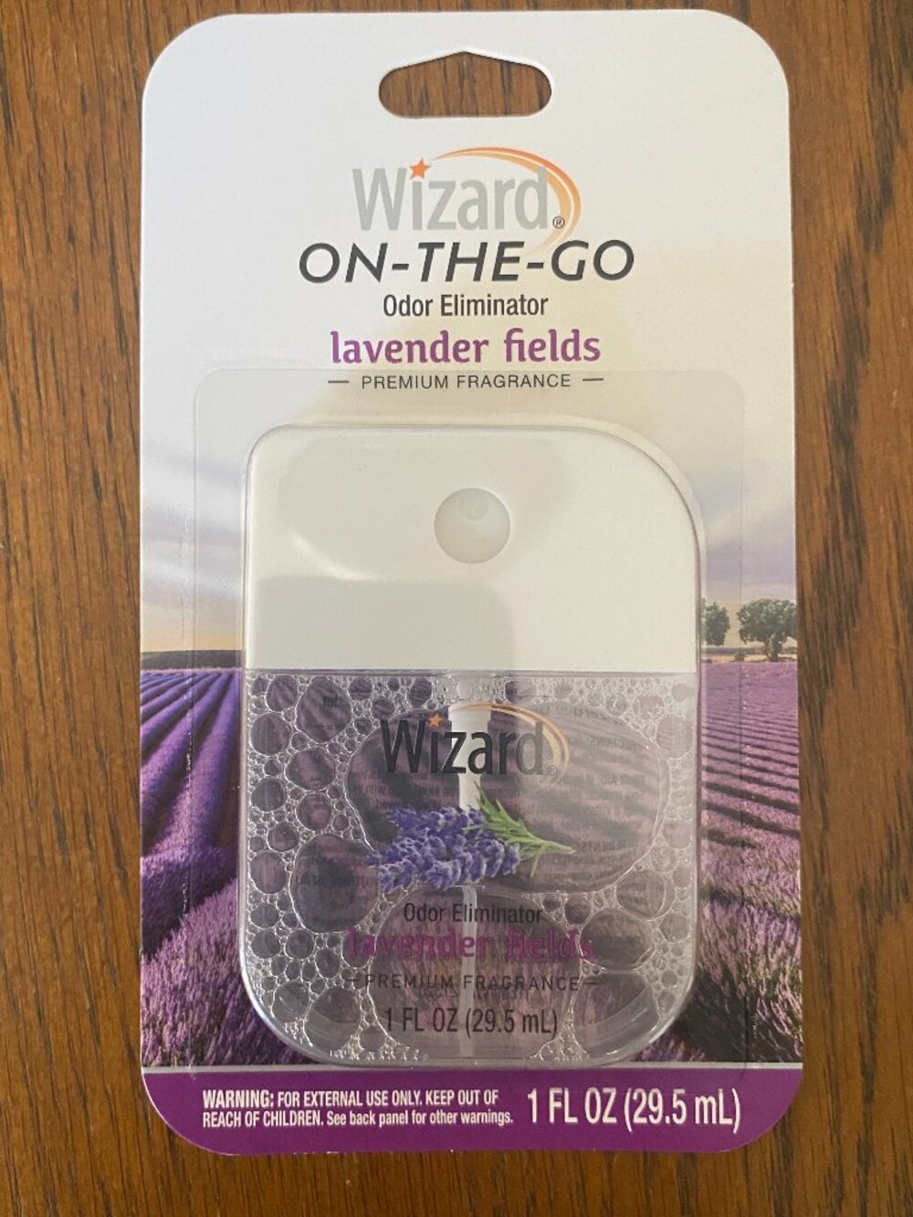 3/$10 WIZARD On-The-Go Odor Eliminator *LAVENDER FIELDS*